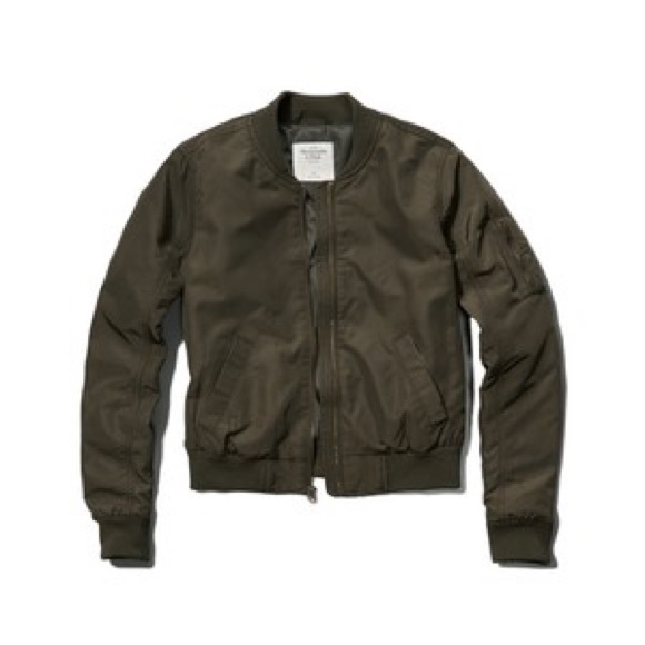 abercrombie and fitch bomber jacket